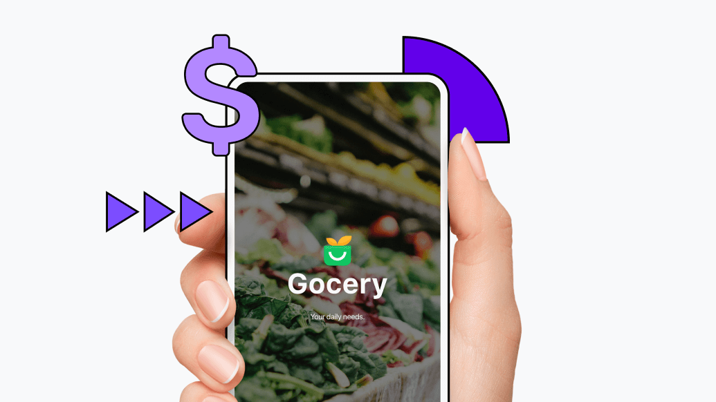 An app with pricing illustrations